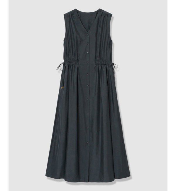 allureville「ドロストオープンドレス」|ワンピース|ネイビー