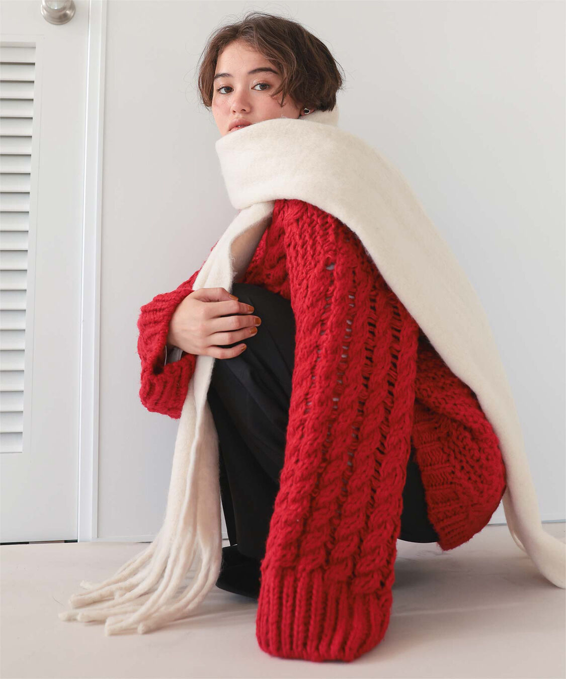 titivate「ボリュームマフラー」|マフラー|