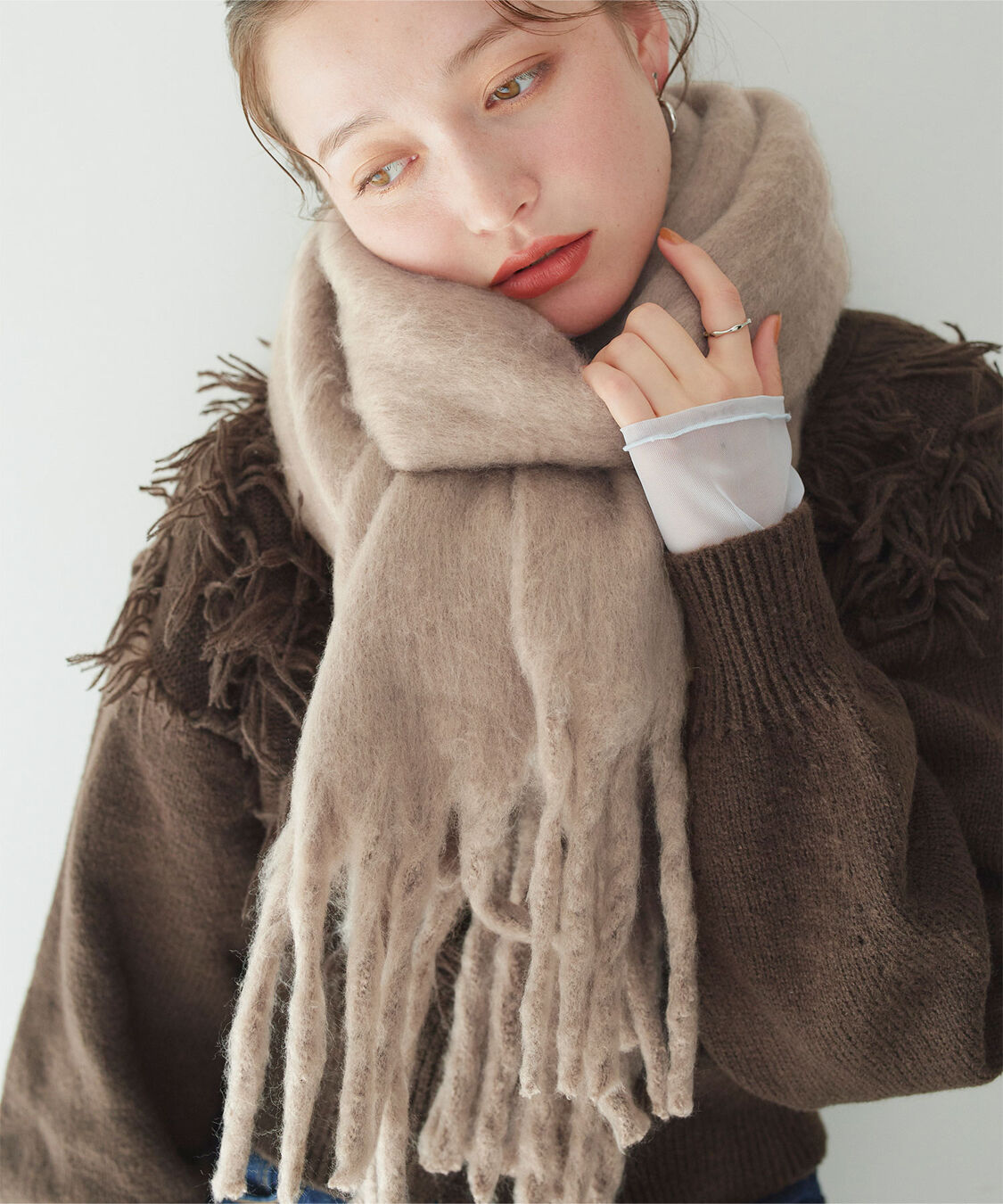 titivate「ボリュームマフラー」|マフラー|