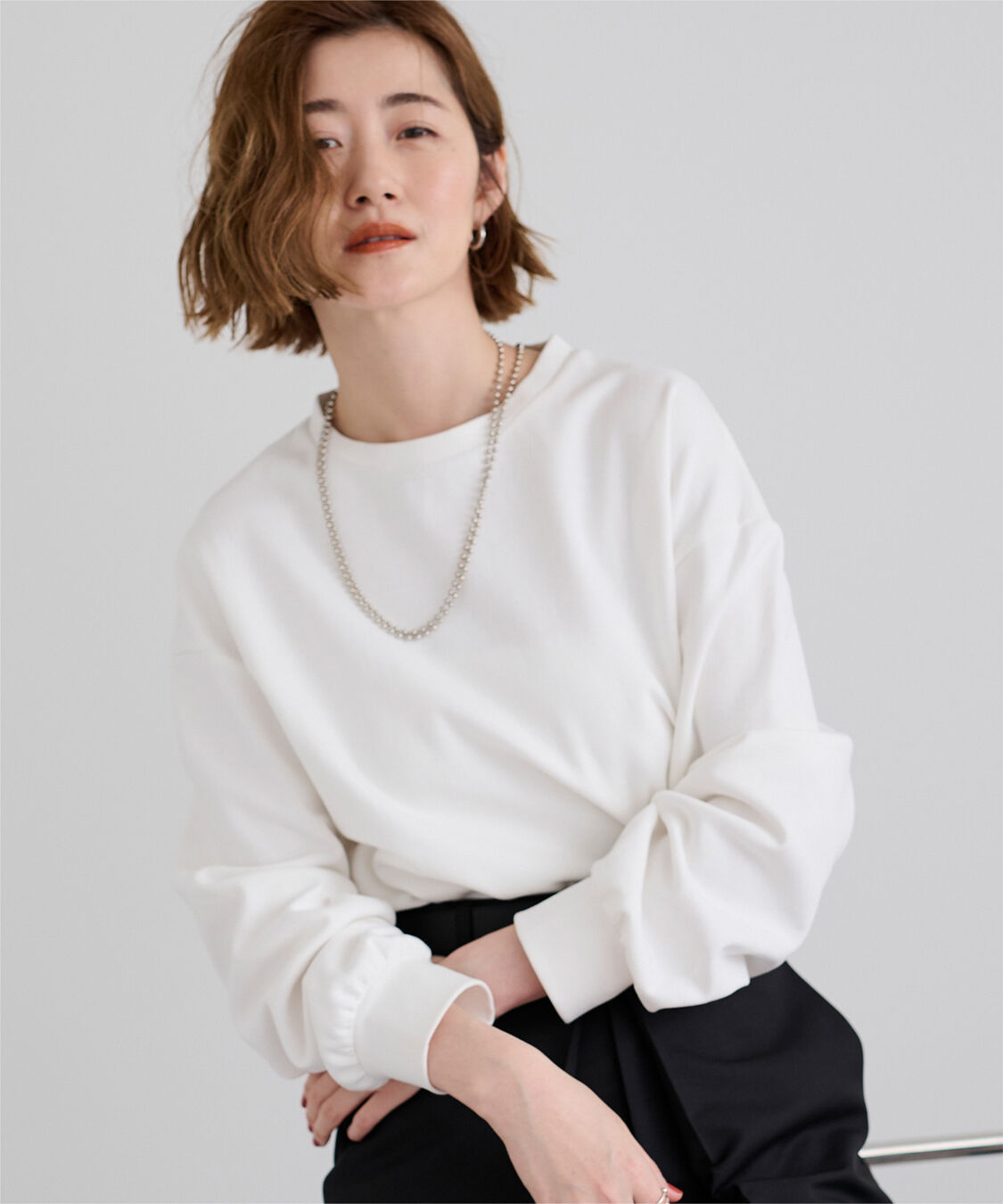 ur's「ベーシックロングTシャツ」|Tシャツ・カットソー|