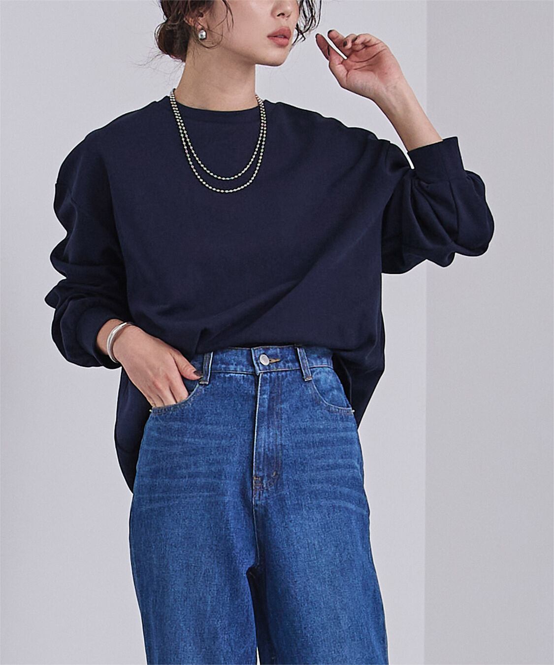 ur's「ベーシックロングTシャツ」|Tシャツ・カットソー|