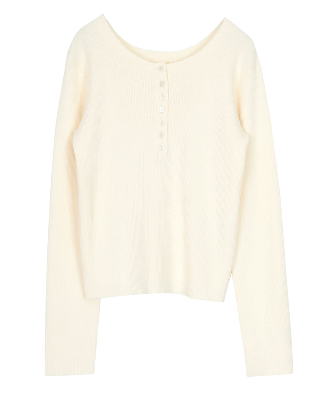 titivate「前後2wayUVケア/抗ピルヘンリーネックリブニット」|ニット・セーター|