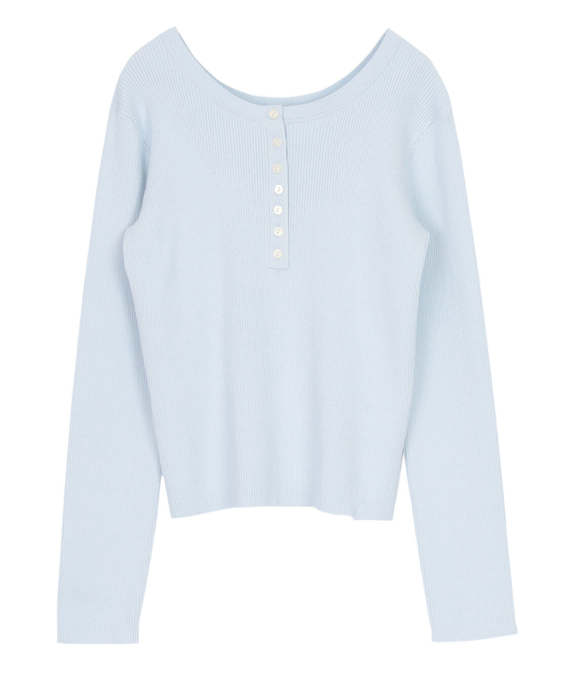 titivate「前後2wayUVケア/抗ピルヘンリーネックリブニット」|ニット・セーター|