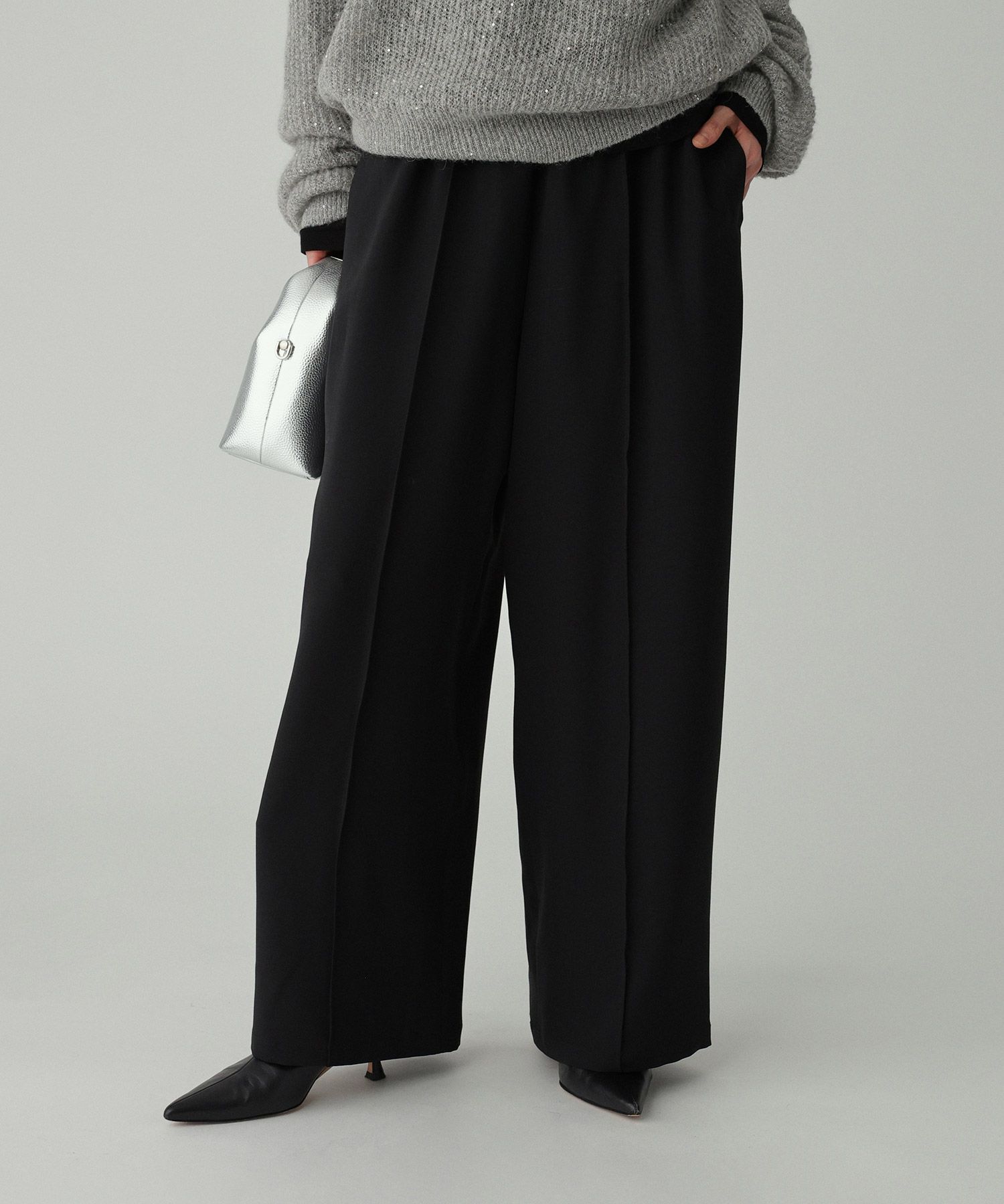 BABYLONE「【多機能素材】ツイルリラックスパンツ」|その他|ﾌﾞﾗｯｸ