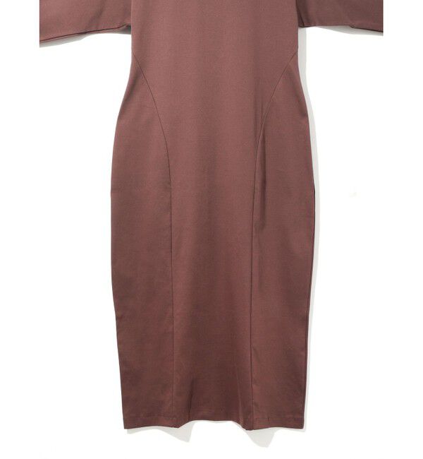 MIDIUMISOLID「MIDIUMISOLID for Ladies ウエストシェイプコクーンワンピース」|ワンピース|