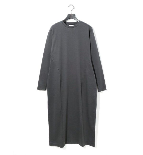 MIDIUMISOLID「MIDIUMISOLID for Ladies ウエストシェイプコクーンワンピース」|ワンピース|ダークグレー