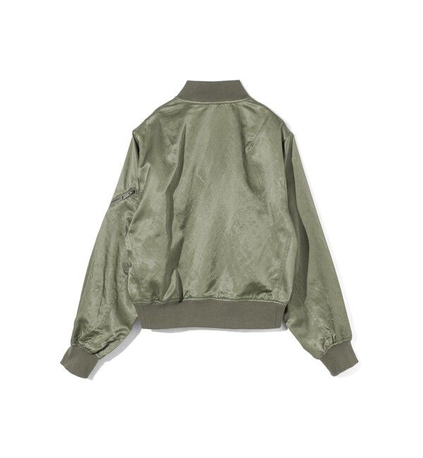 MIDIUMISOLID「MIDIUMISOLID Men&rsquo;s ブリーチサテンMA-1」|テーラードジャケット|