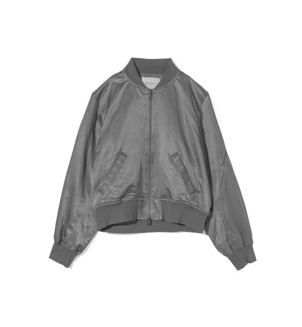 MIDIUMISOLID「MIDIUMISOLID Men&rsquo;s ブリーチサテンMA-1」|テーラードジャケット|