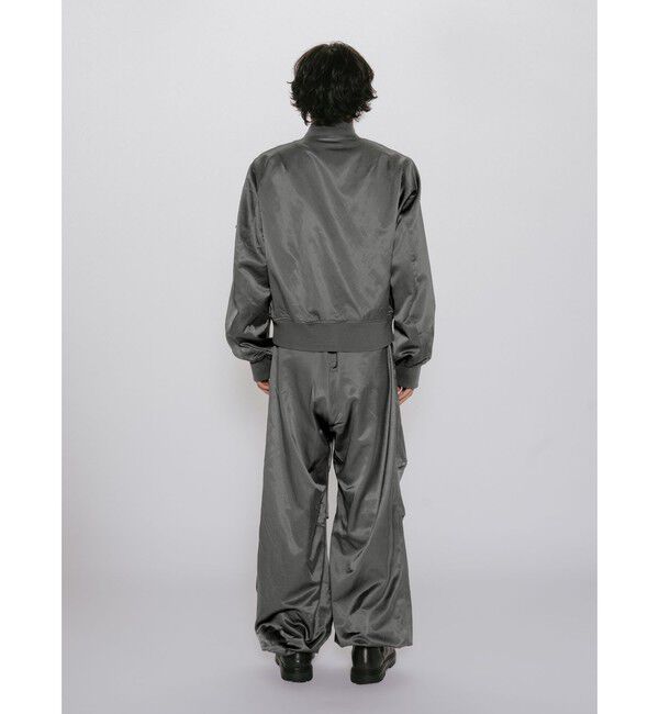 MIDIUMISOLID「MIDIUMISOLID Men&rsquo;s ブリーチサテンMA-1」|テーラードジャケット|