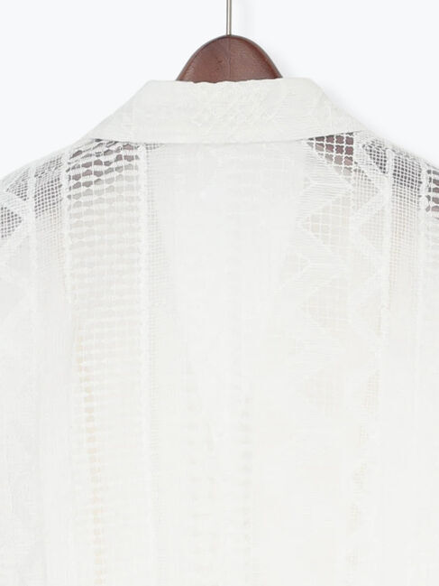 Te chichi「【Atelier ChouChou】オーガンジーレースダブルジャケット」|その他|