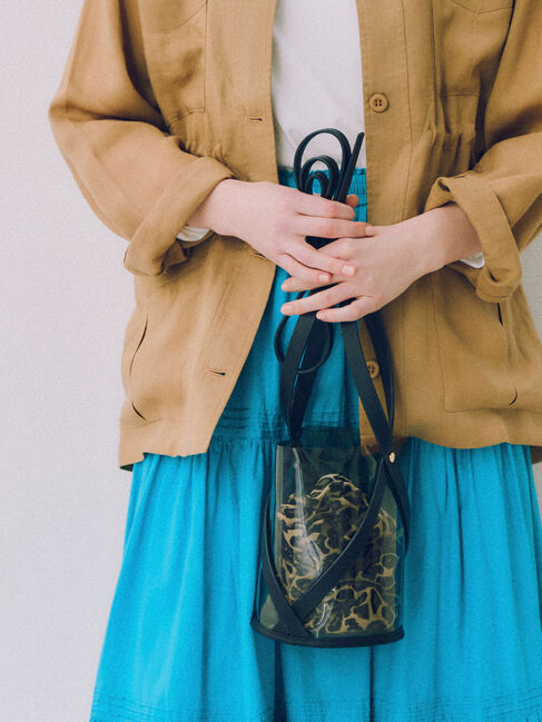 Te chichi「PVCアニマル巾着バッグ」|その他|ブラック