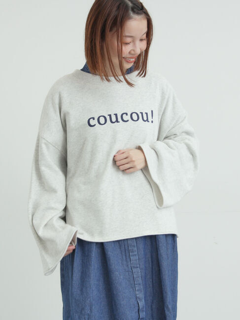 Samansa Mos2「シンプルロゴアソート裏起毛スウェット」|Tシャツ・カットソー|