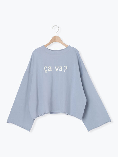 Samansa Mos2「シンプルロゴアソート裏起毛スウェット」|Tシャツ・カットソー|