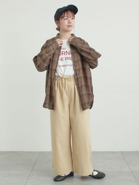 Samansa Mos2「【イージーケア】イージーストレートパンツ」|その他|