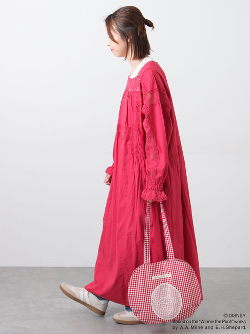 Samansa Mos2「【Disney】くまのプーさん/レース付き丸バッグ」|その他|