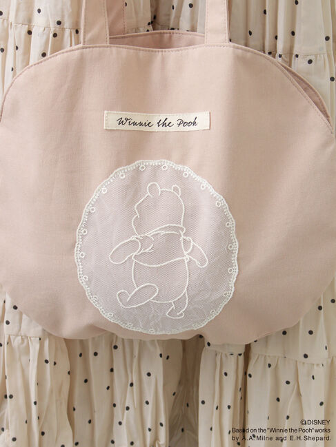 Samansa Mos2「【Disney】くまのプーさん/レース付き丸バッグ」|その他|