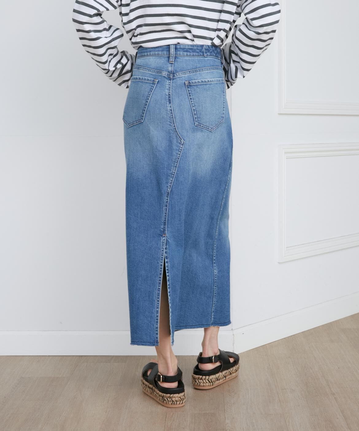 INED「《SUPERIOR CLOSET》別注デニムロングスカート《Healthy DENIM》」|スカート|