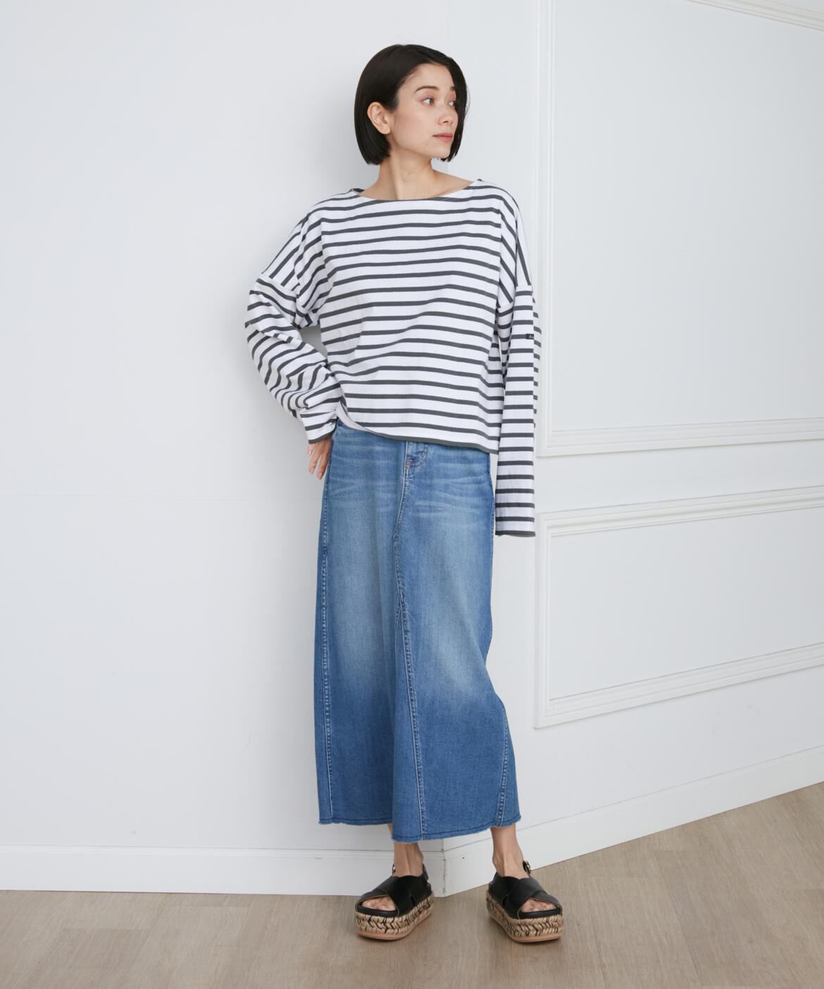 INED「《SUPERIOR CLOSET》別注デニムロングスカート《Healthy DENIM》」|スカート|