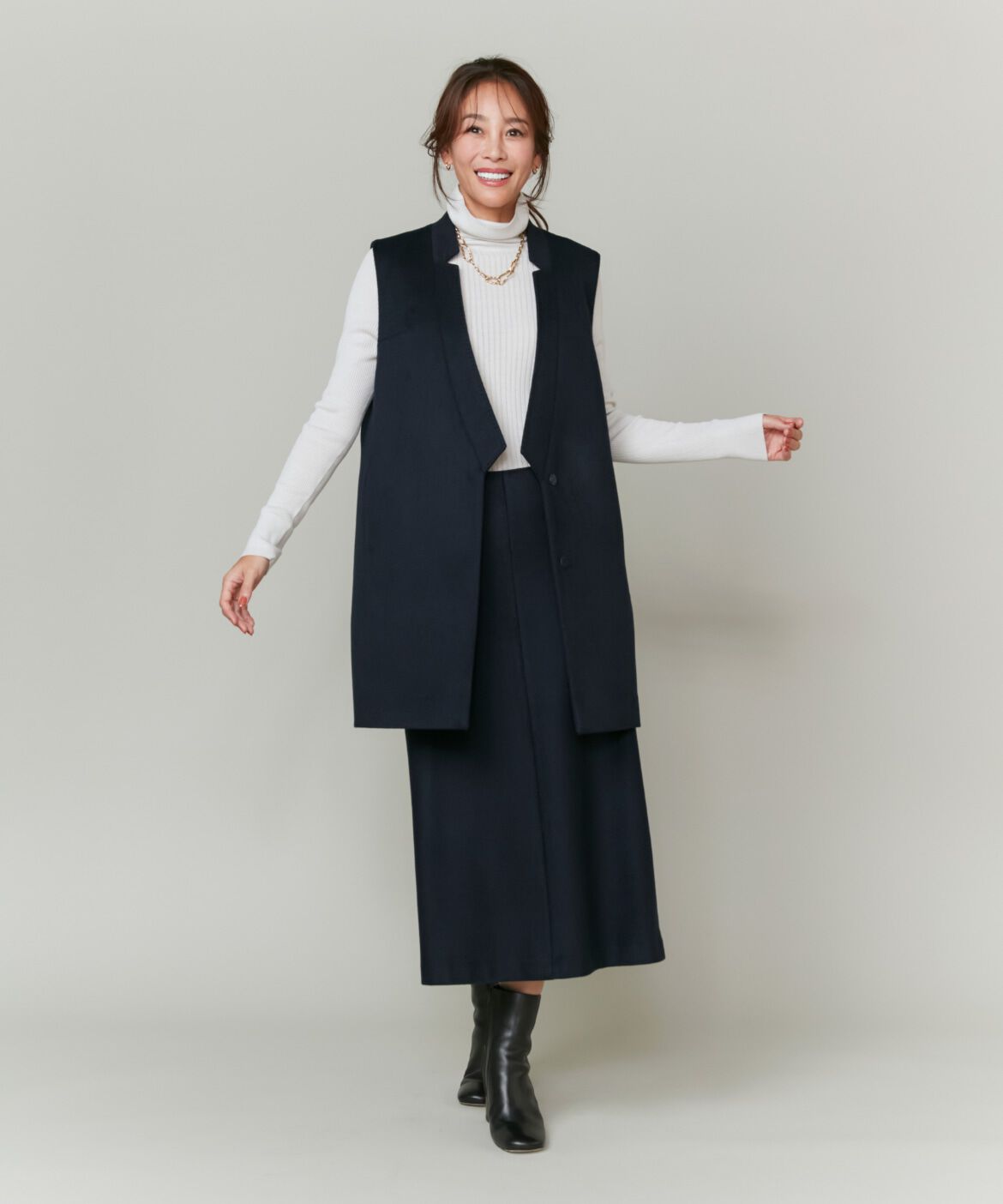 INED「《大きいサイズ》カシミヤジレ《大草直子コラボ》《COLOMBO》」|その他|