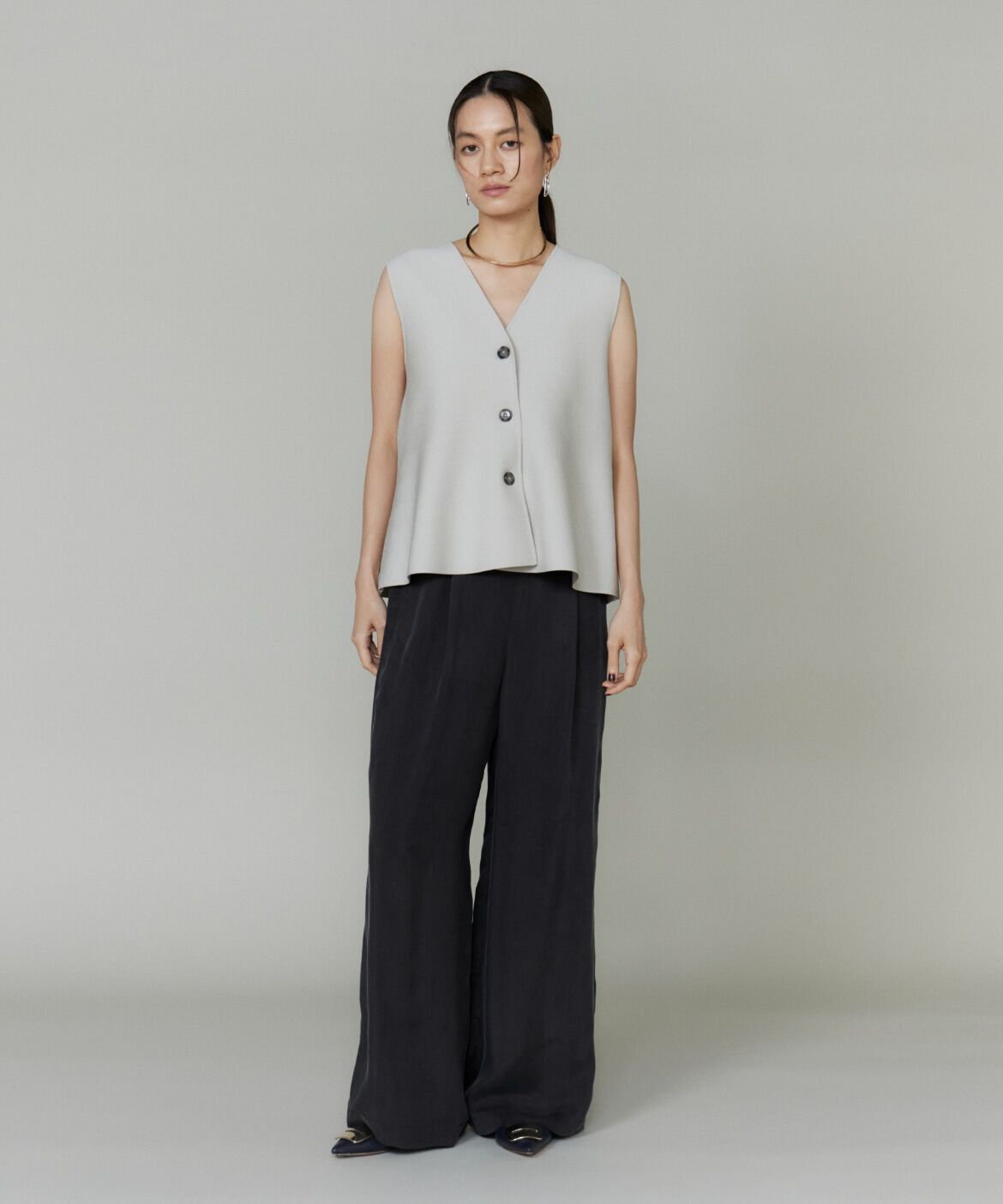 INED「キュプラフィブリルストレートパンツ」|その他|