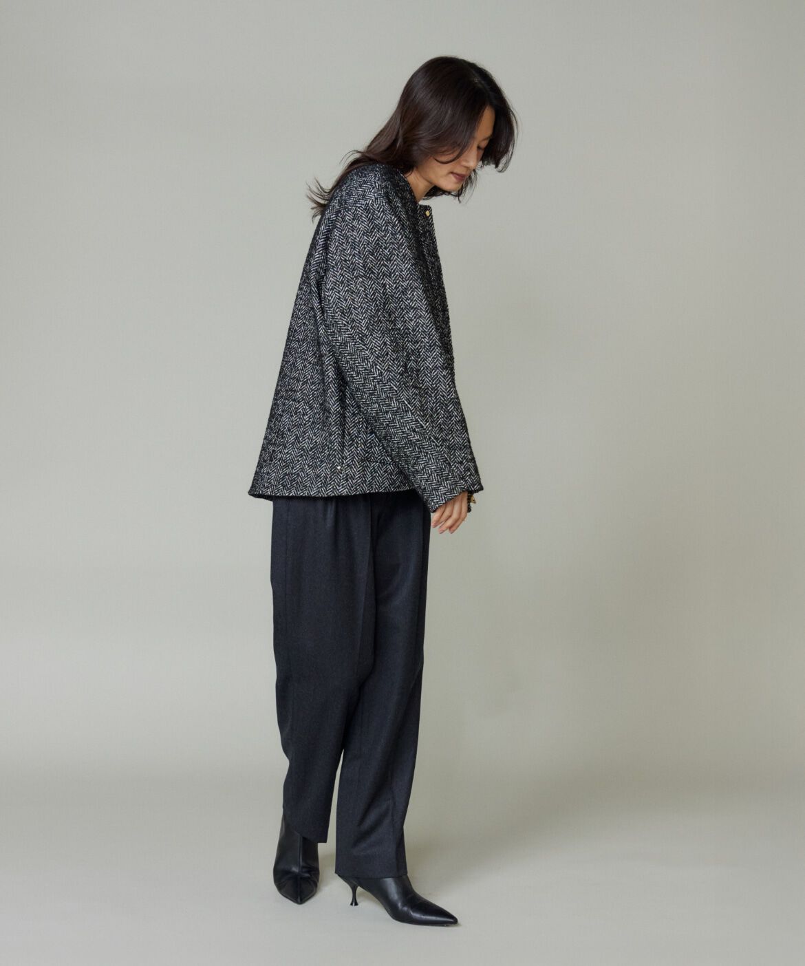 la veille by SUPERIOR CLOSET「ノーカラーブルゾン」|その他|