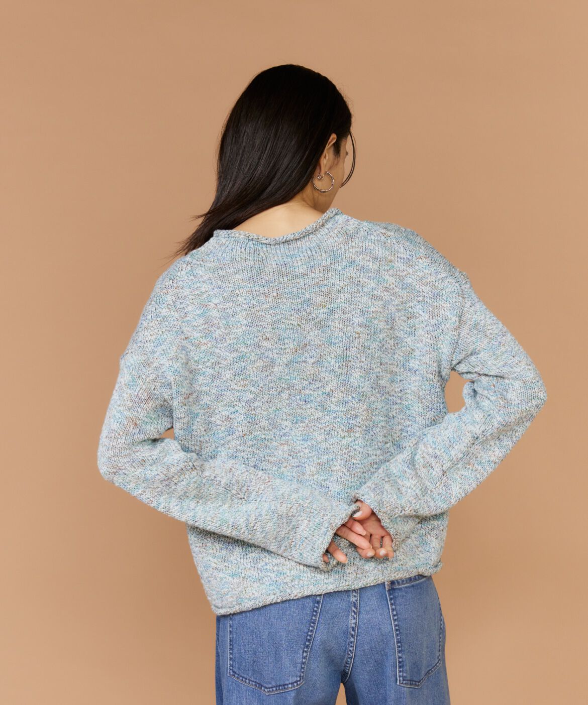 INED「ロールネックプルオーバーニット」|ニット・セーター|