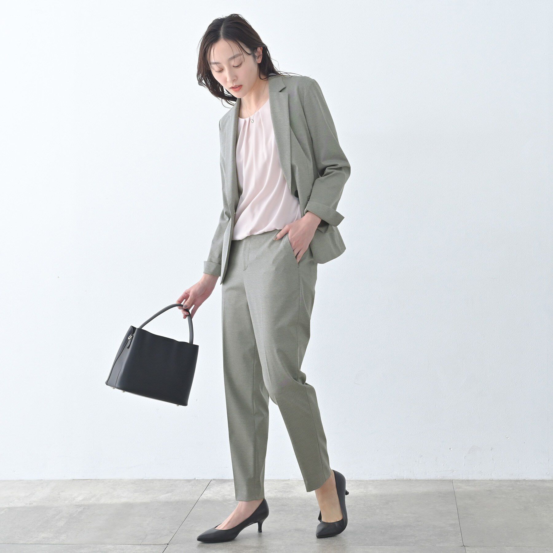 UNTITLED「ジャージテーパードパンツ」|その他|