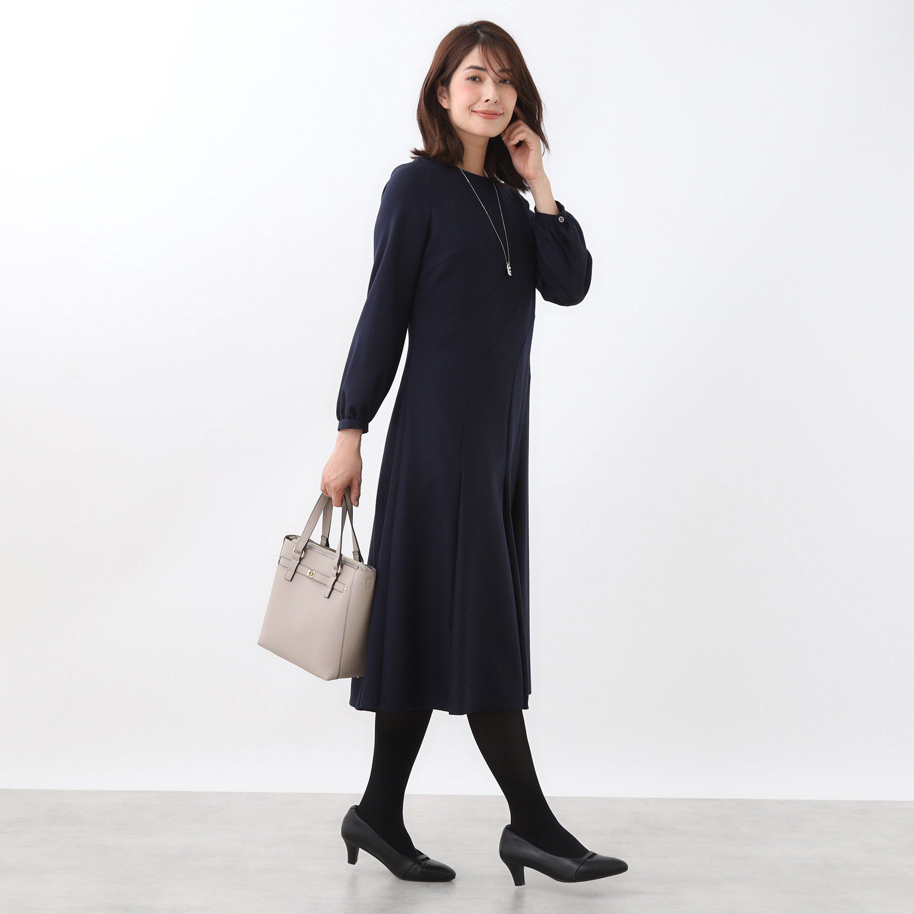 Reflect「フィット＆フレアワンピース」|ワンピース|