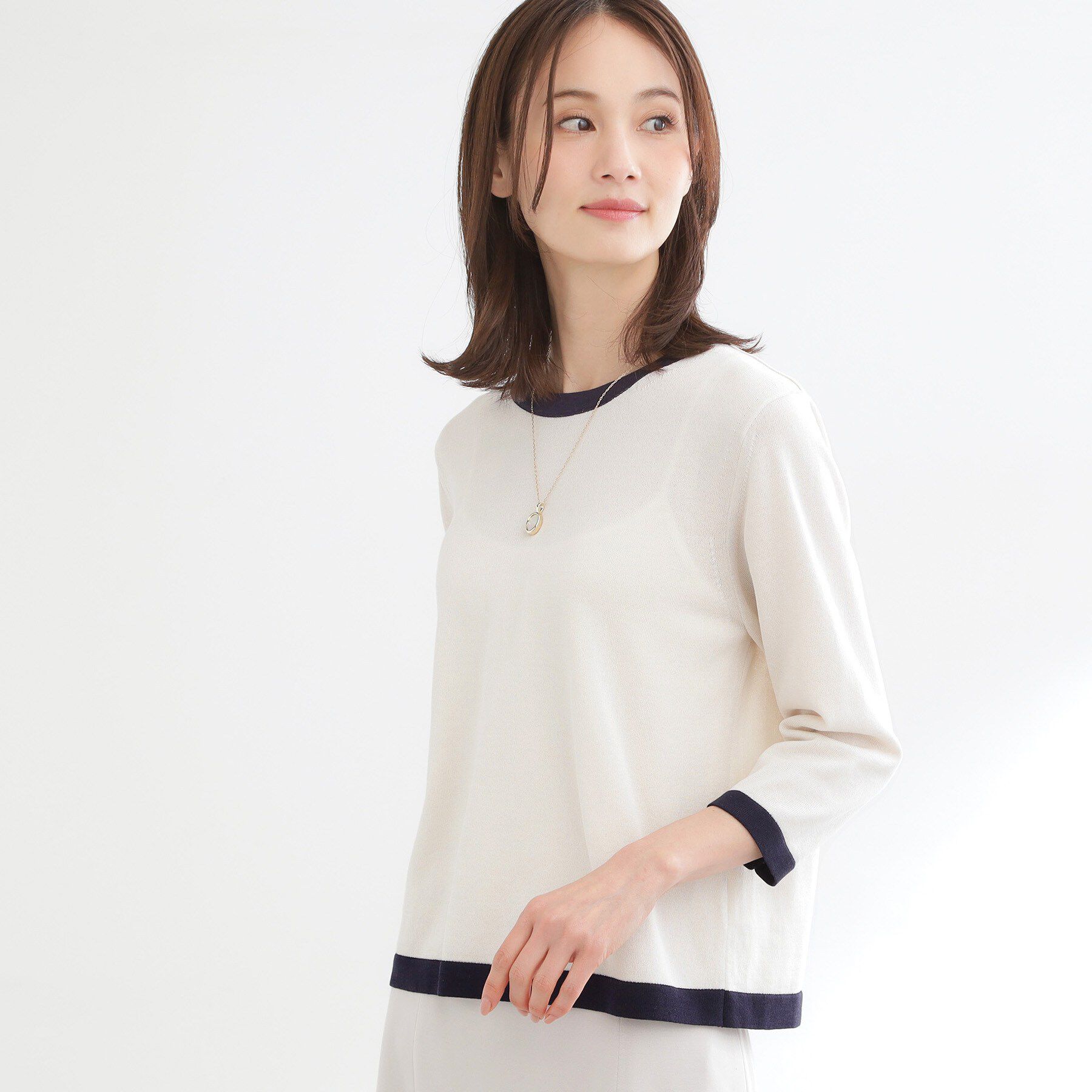 Reflect「【アンサンブル可】バイカラーニット」|ニット・セーター|