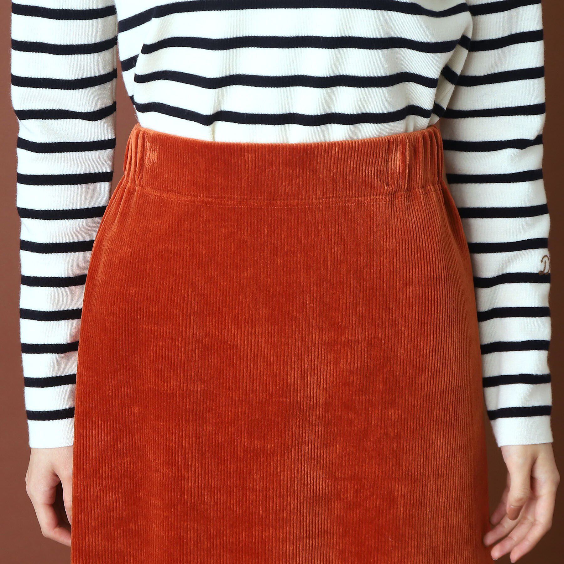 DRESSTERIOR「コーデュロイイージースカート」|スカート|