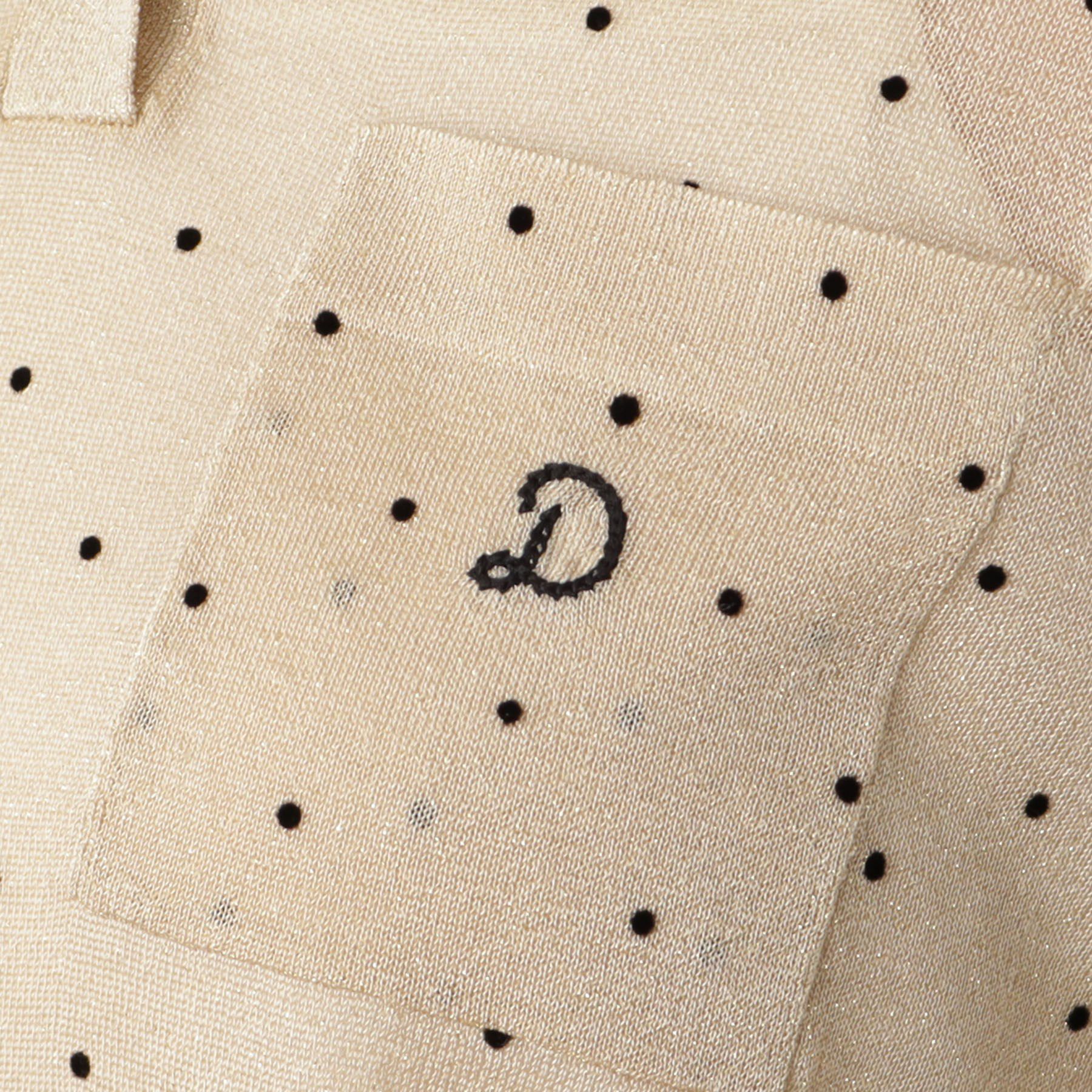 DRESSTERIOR「ドットシアーポロニット」|ポロシャツ|