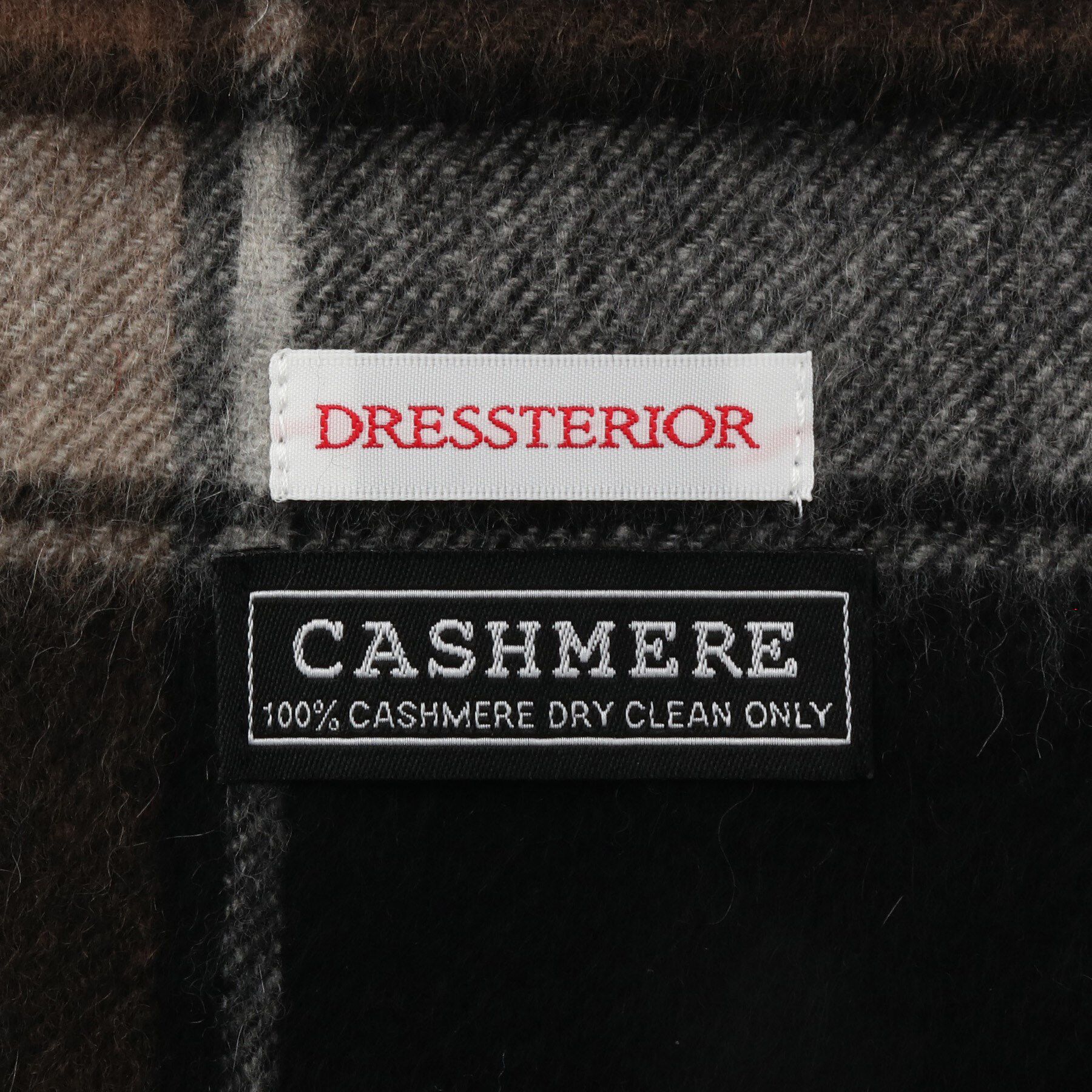 DRESSTERIOR「カシミヤチェックマフラー」|ストール|