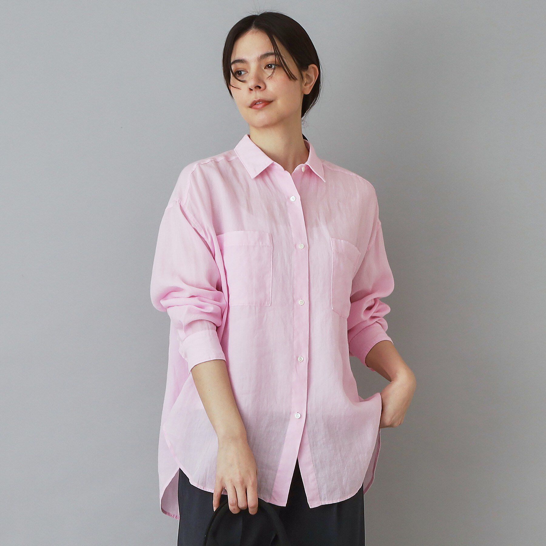 DRESSTERIOR「ガーメントダイラミーシャツ」|シャツ・ブラウス|