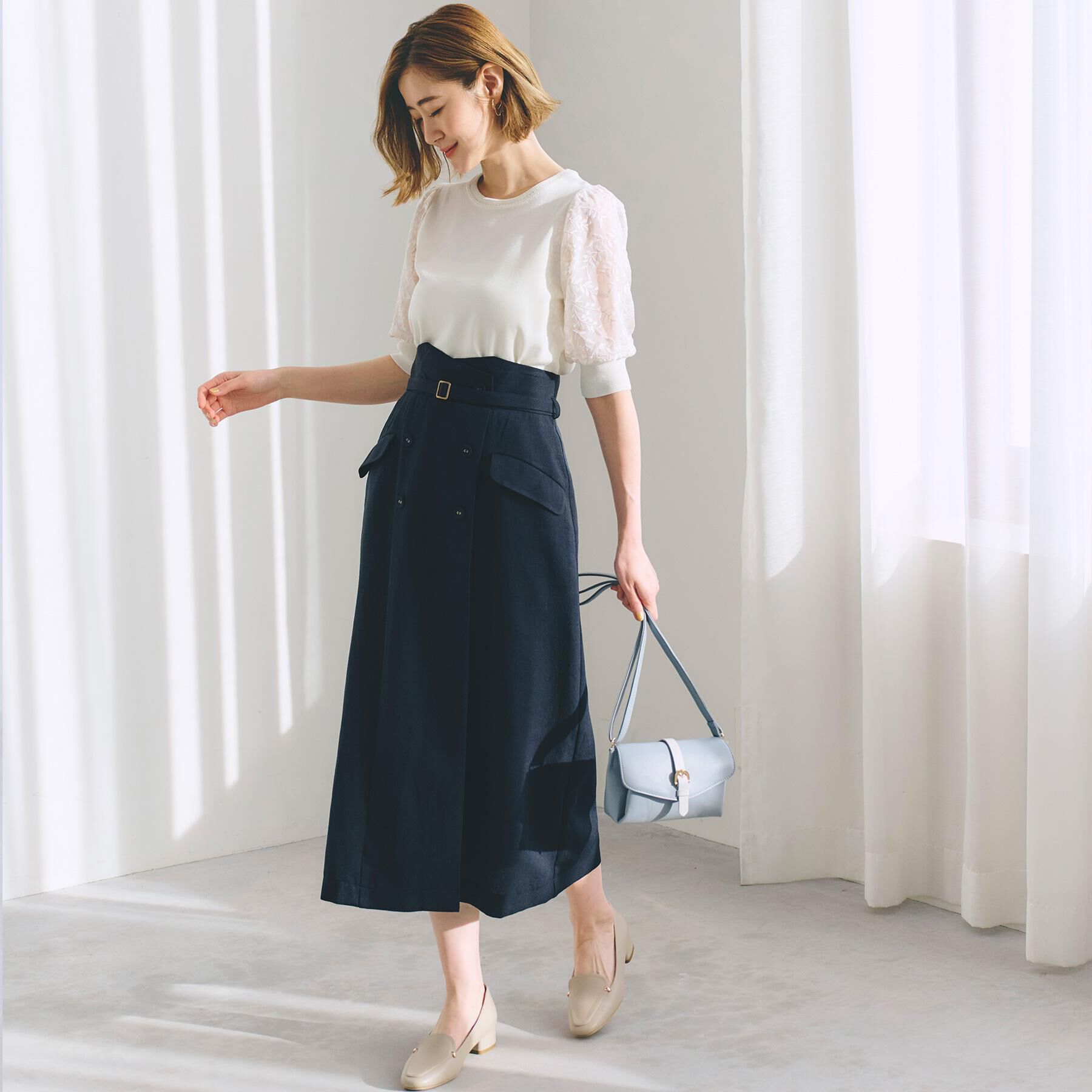 grove「カナパトレンチライクスカート」|スカート|