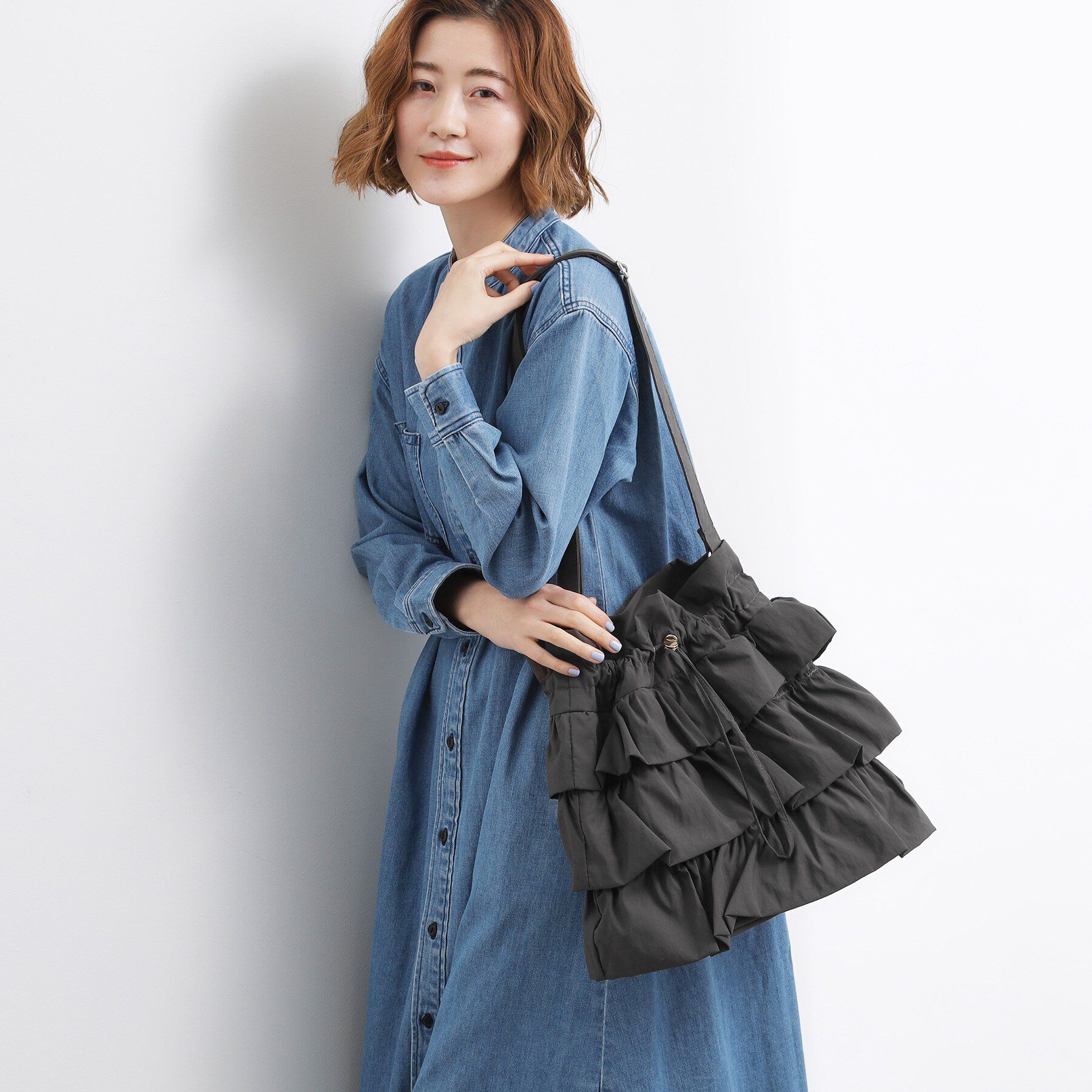 grove「【撥水】ティアードドロストショルダー」|ショルダー・メッセンジャー|