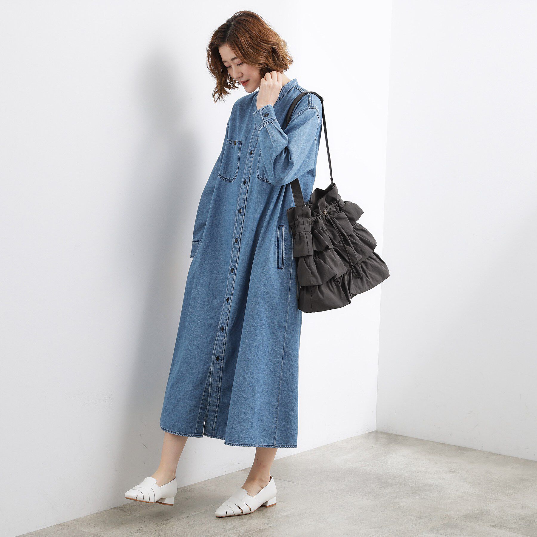 grove「【撥水】ティアードドロストショルダー」|ショルダー・メッセンジャー|