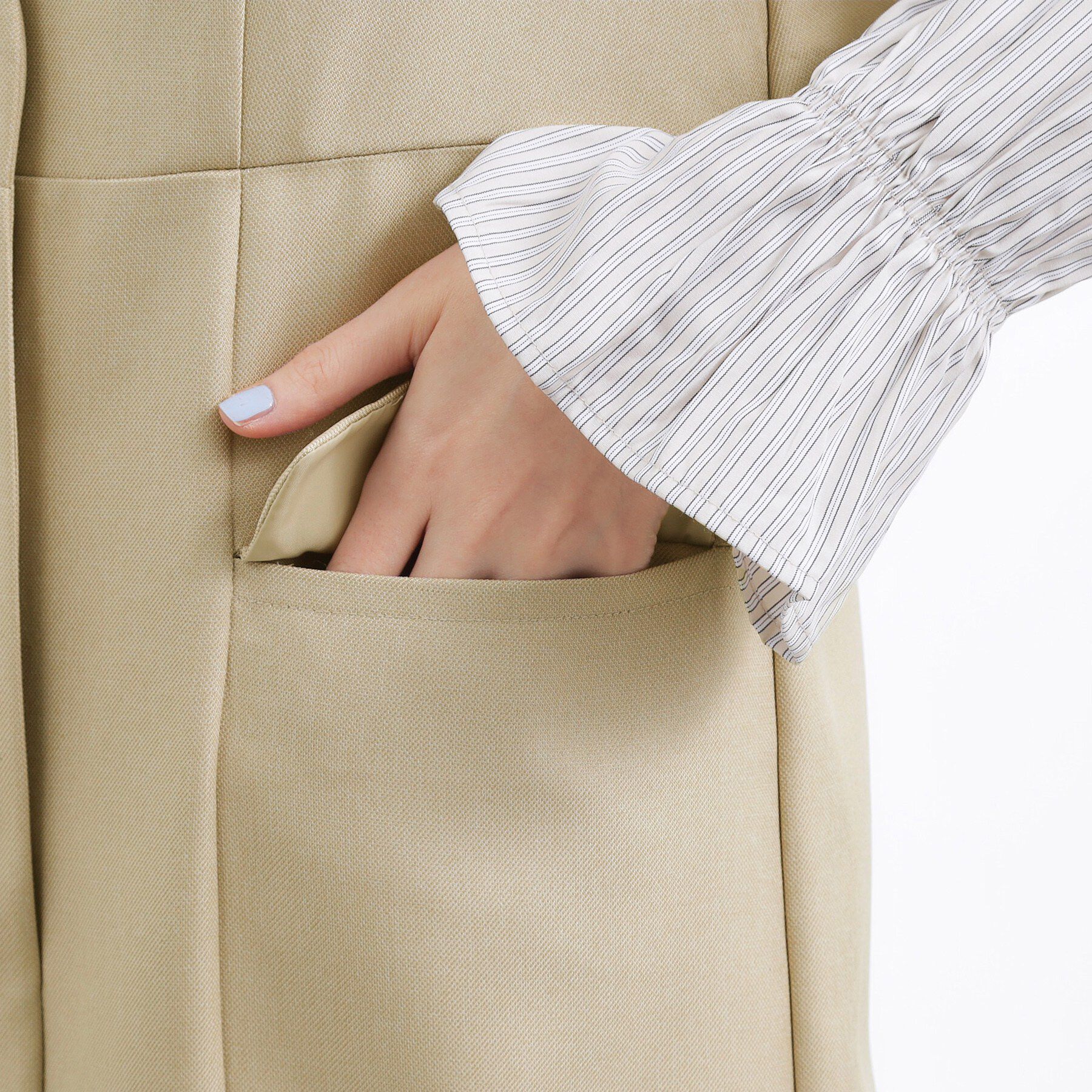 grove「【一枚着／ジレ】着回しできるトレンチライクジャンドレ」|ワンピース|