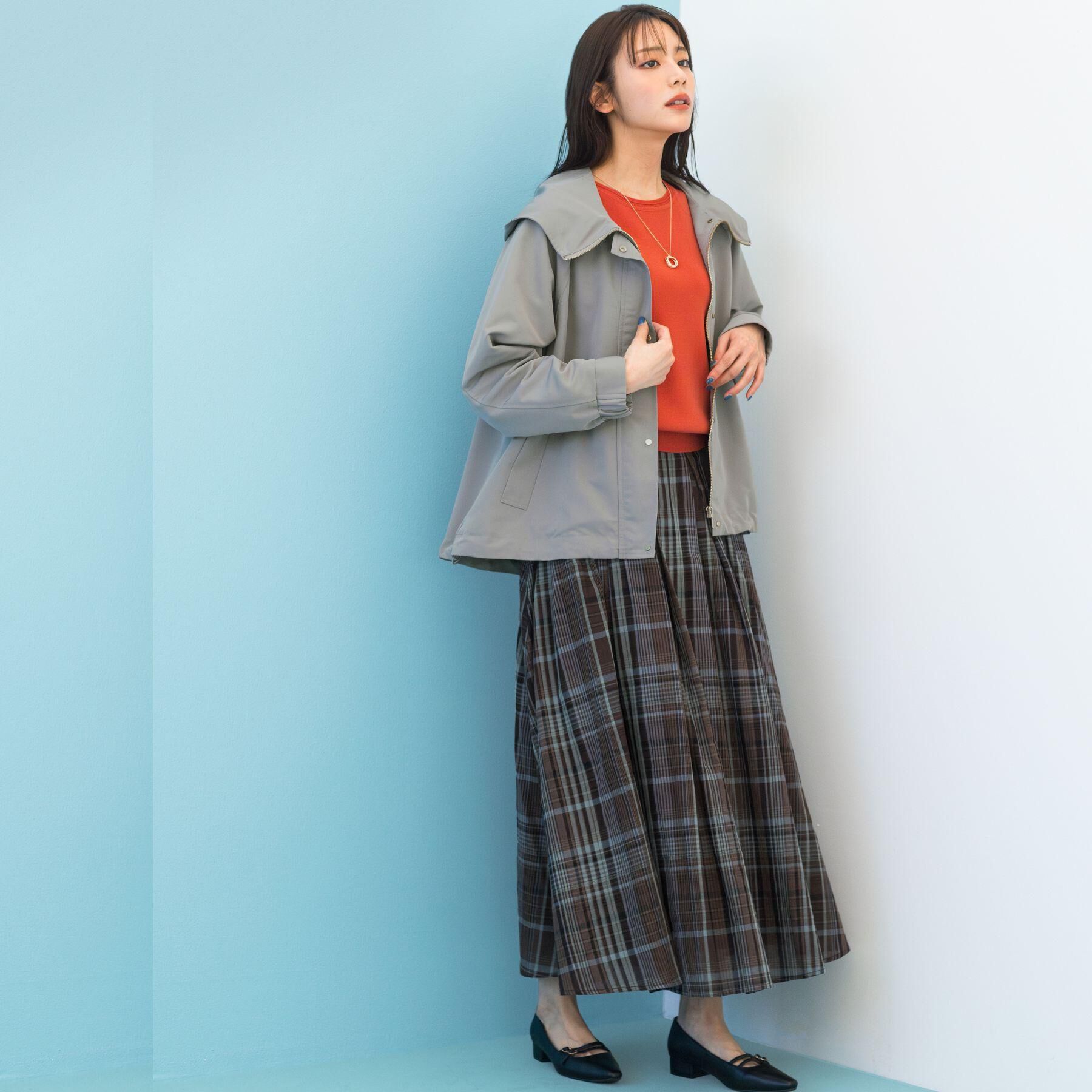 grove「【貴島明日香さん着用・シリーズ累計34万枚】やわらかドライタッチ 五分袖クルーネックニット」|ニット・セーター|