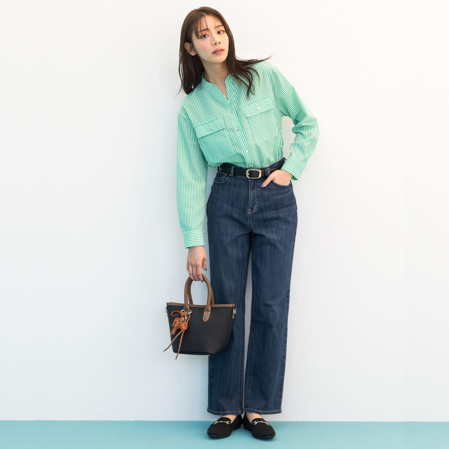 grove「【貴島明日香さん着用】お仕事も普段も。今どきワークシャツブラウス」|シャツ・ブラウス|