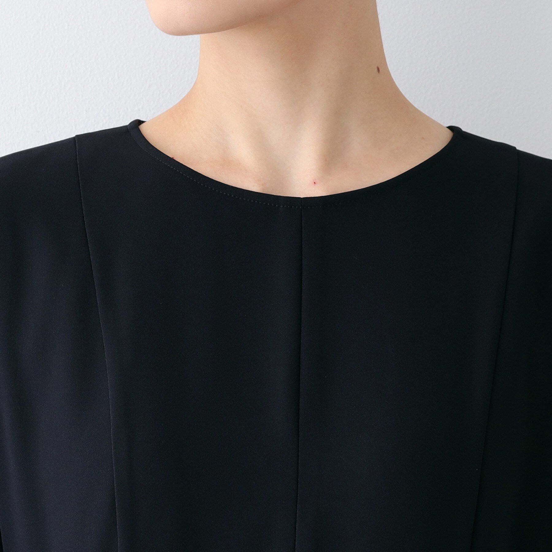 INDIVI「【セレモニーにおすすめ】スタイルアップウエスト切り替えワンピース」|ワンピース|