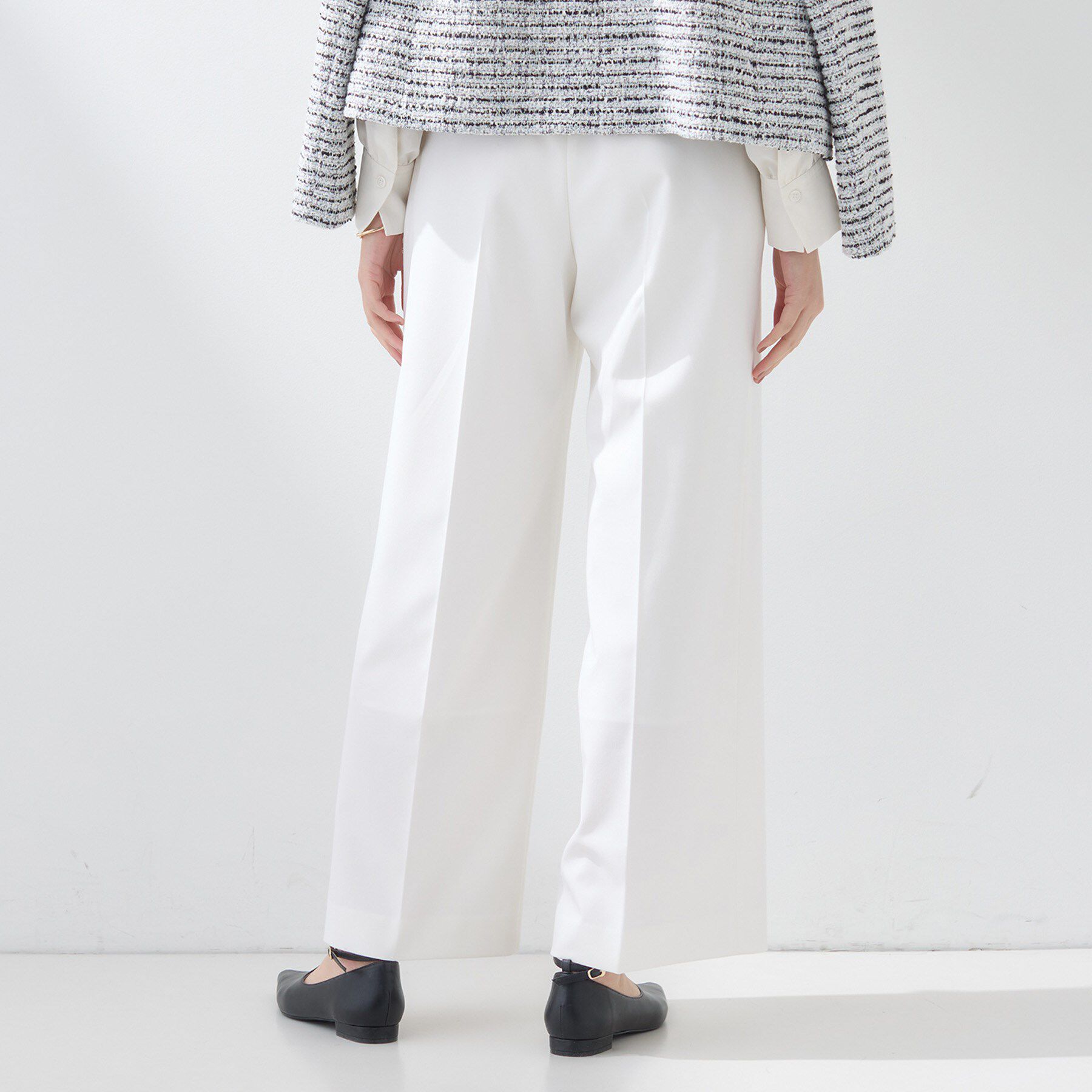 INDIVI「【新作褒められパンツ】快温ワイドパンツ」|その他|