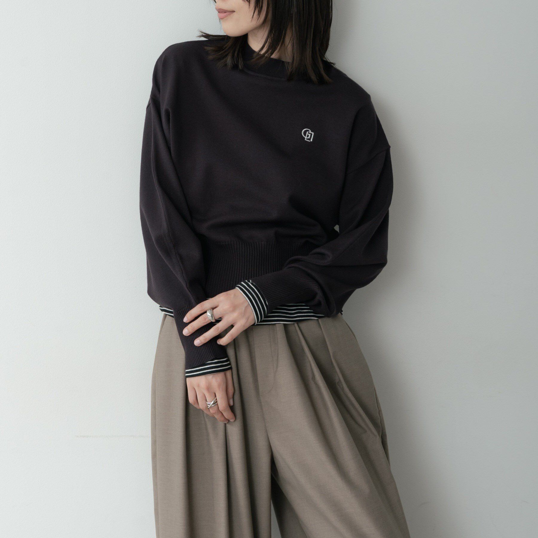 GALLEST「Timeless｜フォルムロゴニット」|ニット・セーター|