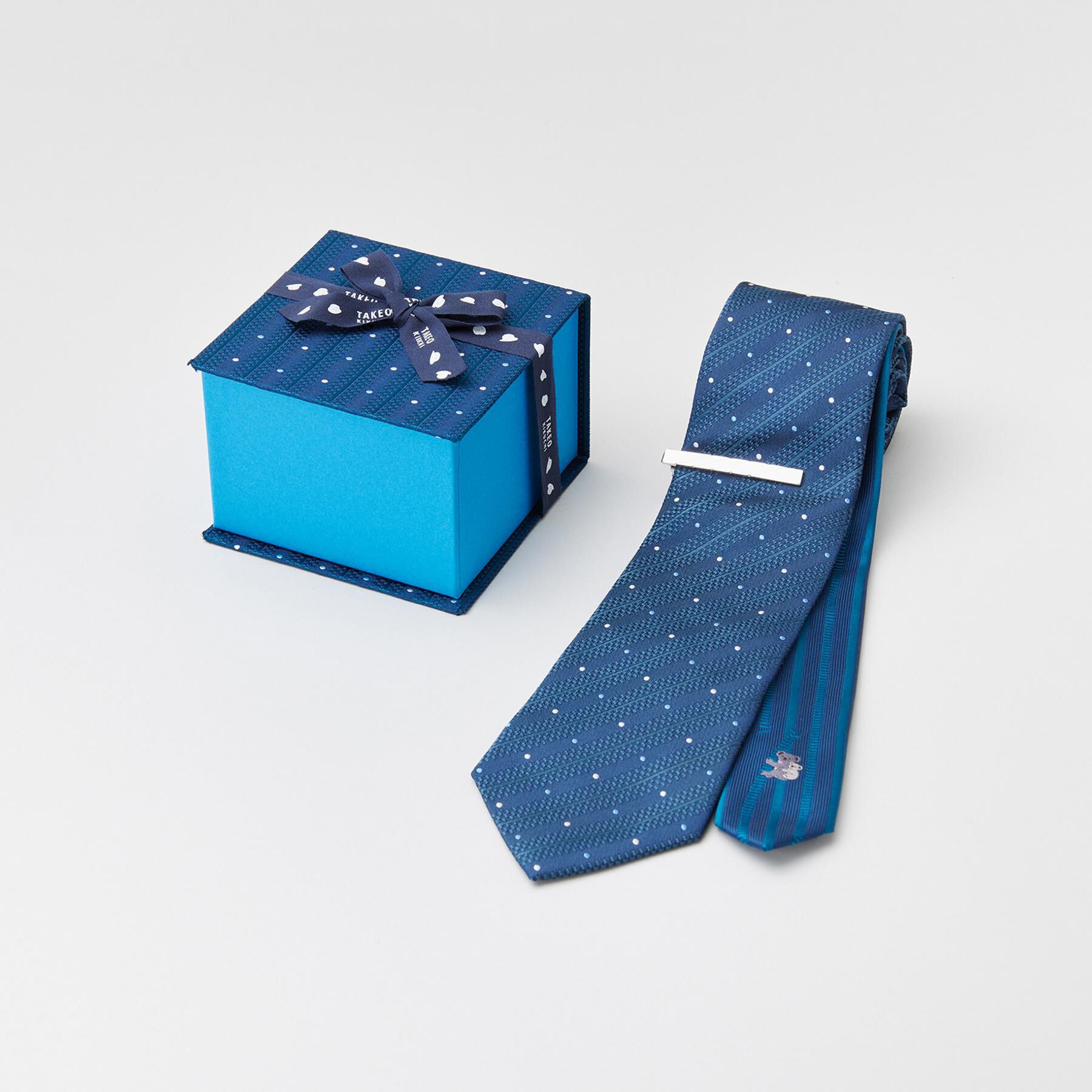TAKEO KIKUCHI「【BOXセット】animal ネクタイ＆タイバー」|ネクタイ・蝶ネクタイ|グリーン(422)