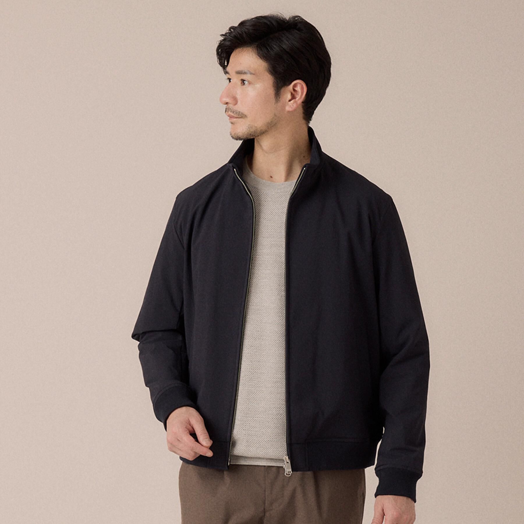 TAKEO KIKUCHI「スタンドカラー ショート リブ ブルゾン」|ブルゾン・スタジャン|