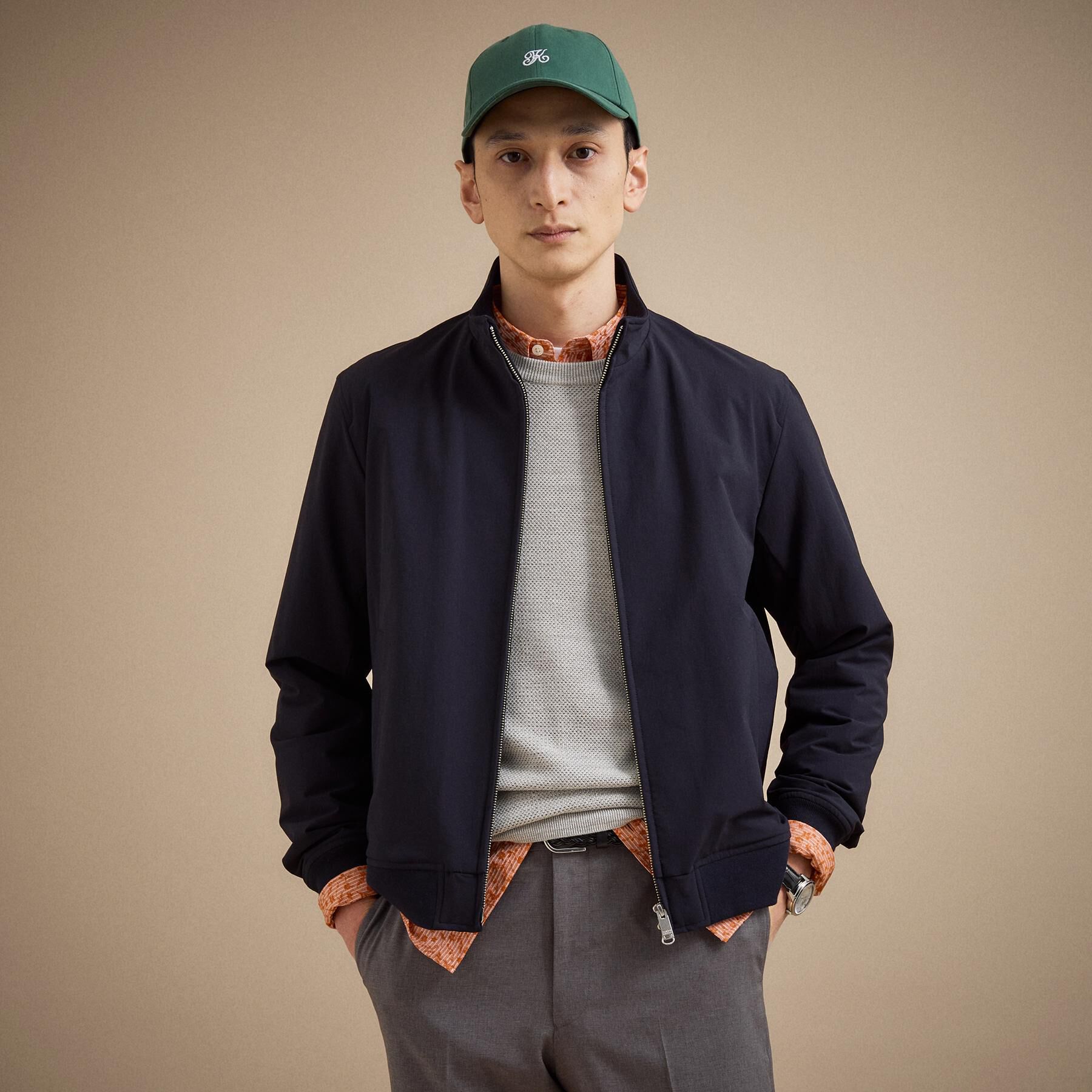 TAKEO KIKUCHI「スタンドカラー ショート リブ ブルゾン」|ブルゾン・スタジャン|