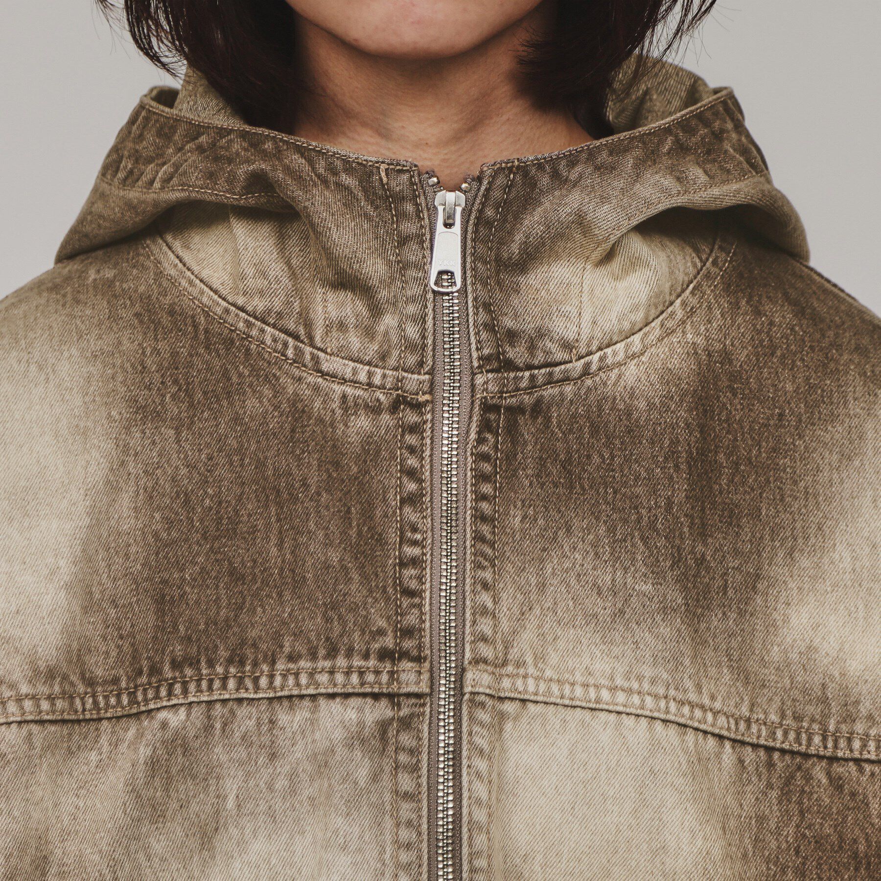 tk.TAKEO KIKUCHI「【セットアップ対応】フーデットデニムブルゾン」|デニムジャケット|