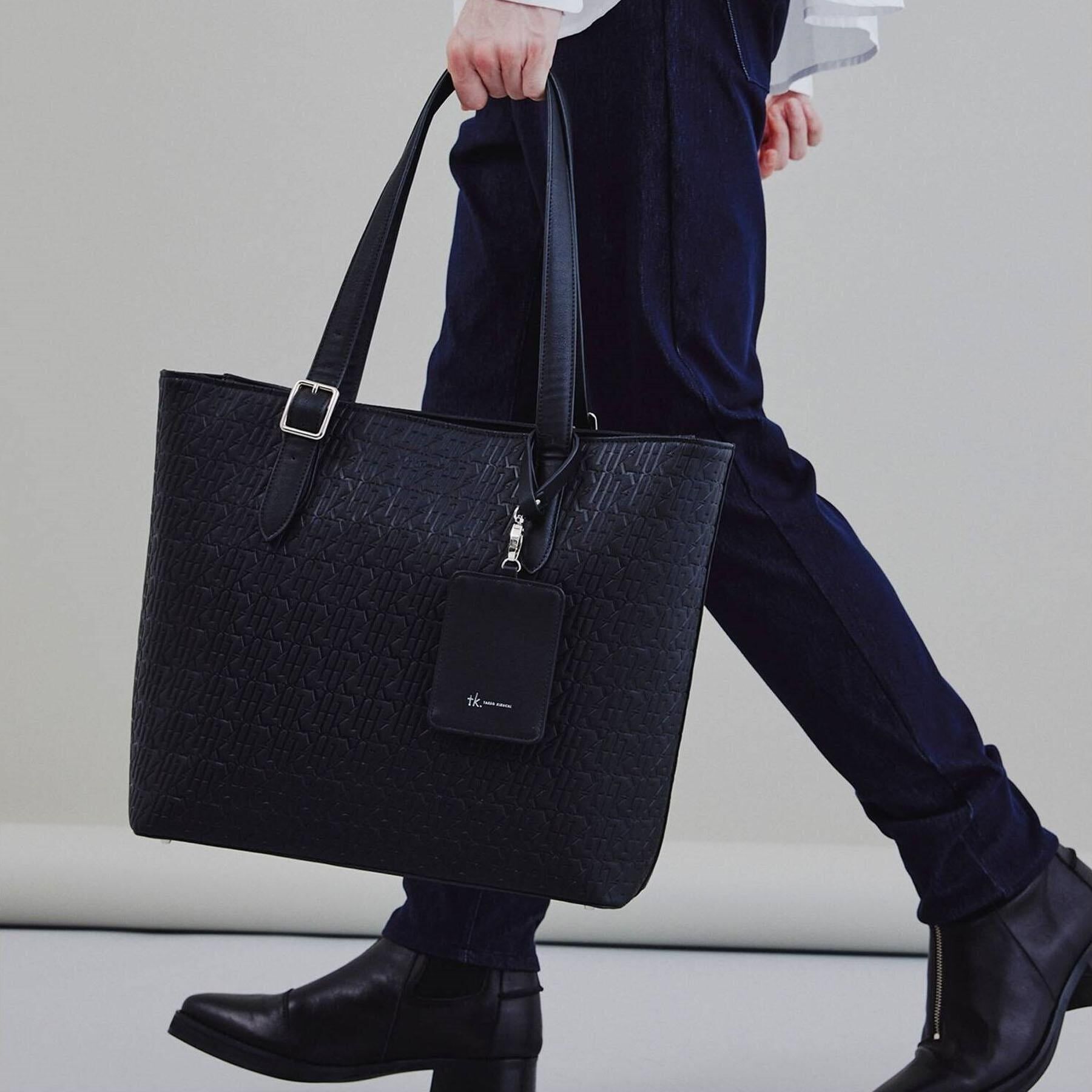 tk.TAKEO KIKUCHI「サフィアーノトートバッグ（パスケース付き）」|トートバッグ|