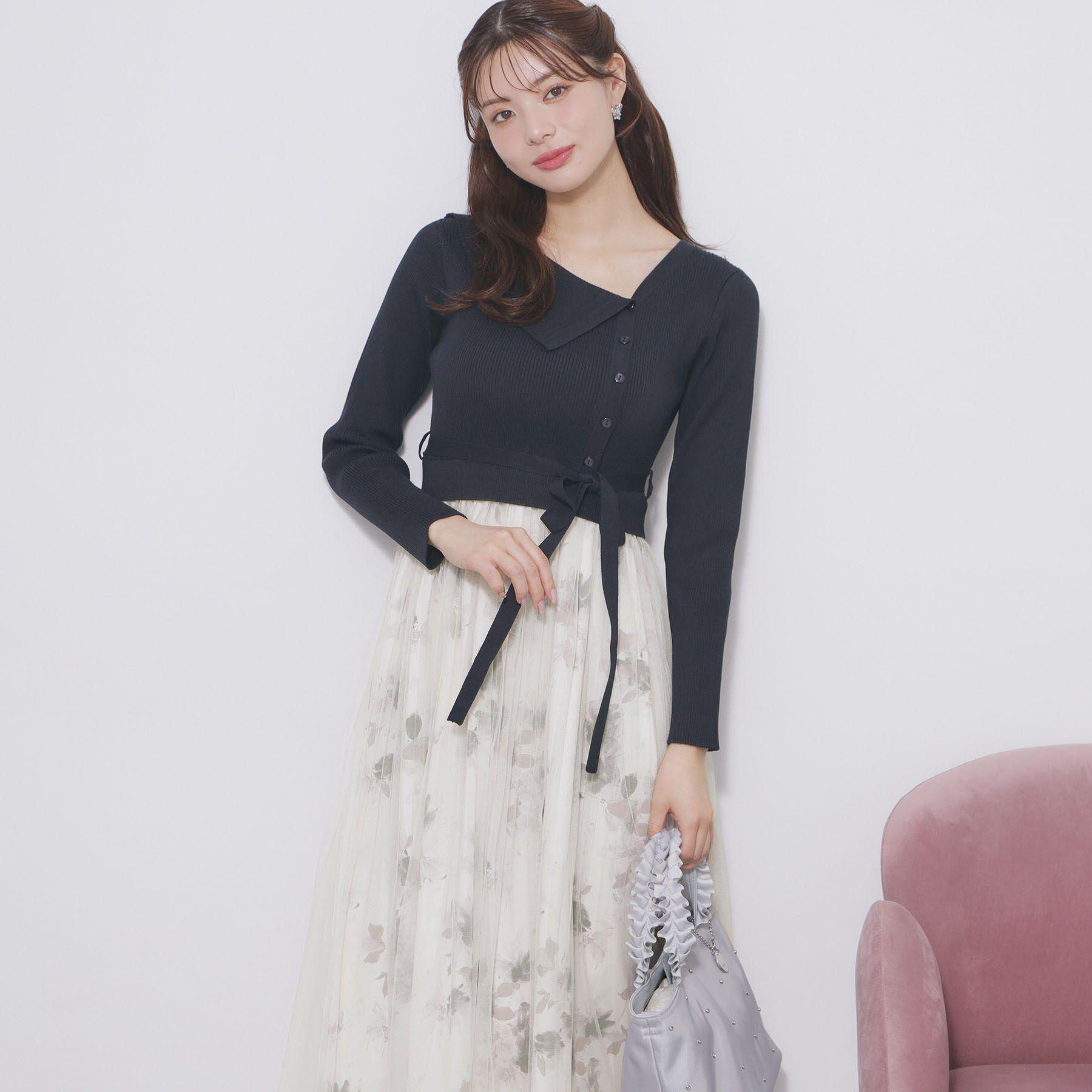 index「ドッキングニットワンピース【洗濯機OK/抗ピル】」|ワンピース|