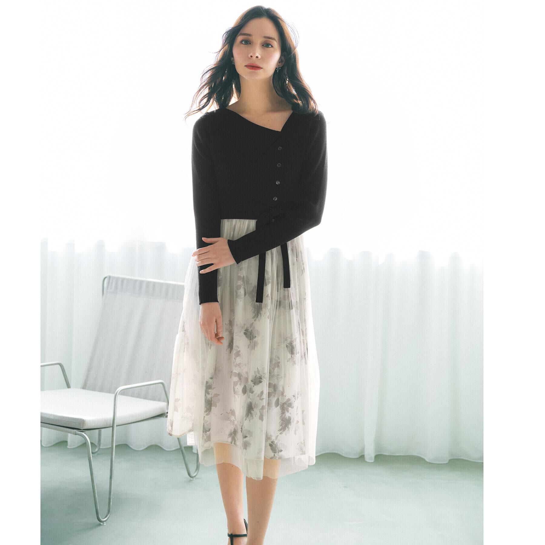 index「ドッキングニットワンピース【洗濯機OK/抗ピル】」|ワンピース|