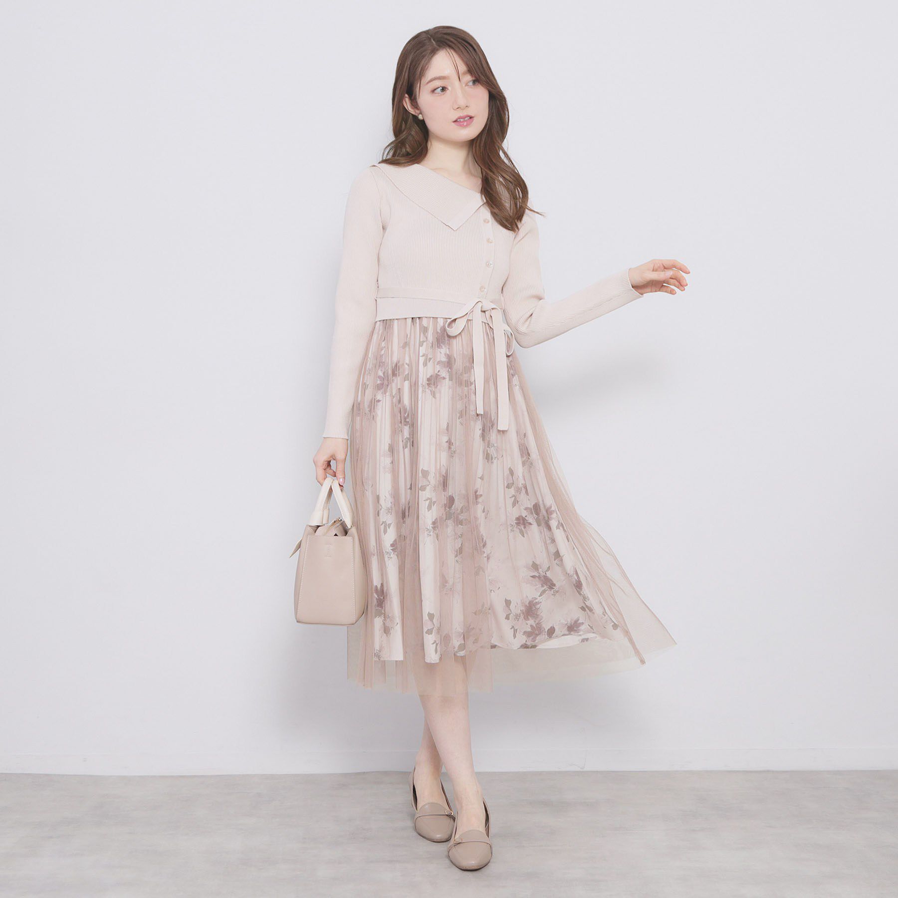 index「ドッキングニットワンピース【洗濯機OK/抗ピル】」|ワンピース|